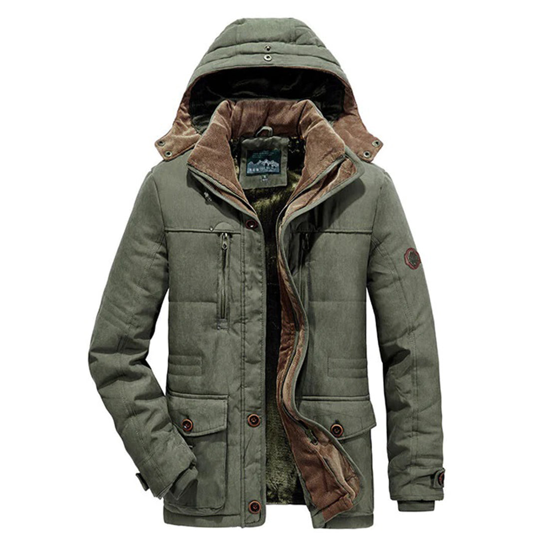 Herren Winterjacke Mit Fleecefutter & Kapuze | Warm