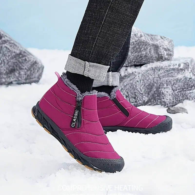 Herren Winterschuhe Gefüttert Mit Reißverschluss
