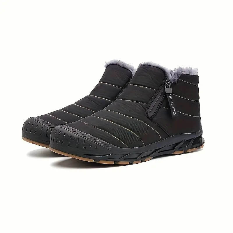 Herren Winterschuhe Gefüttert Mit Reißverschluss