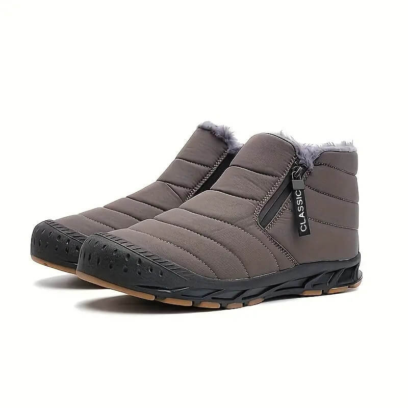 Herren Winterschuhe Gefüttert Mit Reißverschluss