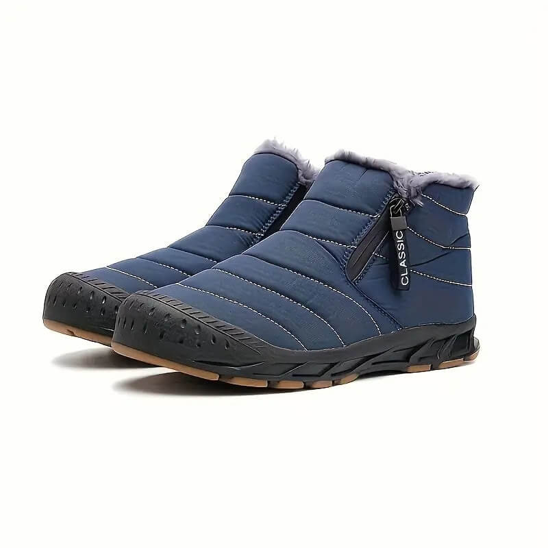 Herren Winterschuhe Gefüttert Mit Reißverschluss