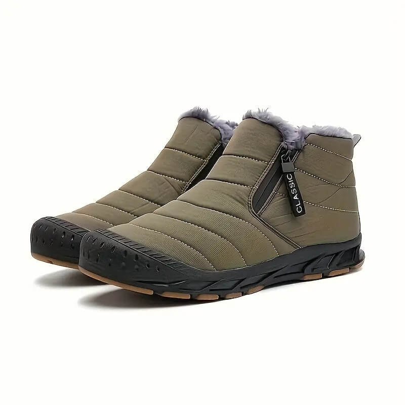 Herren Winterschuhe Gefüttert Mit Reißverschluss