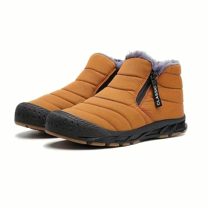 Herren Winterschuhe Gefüttert Mit Reißverschluss