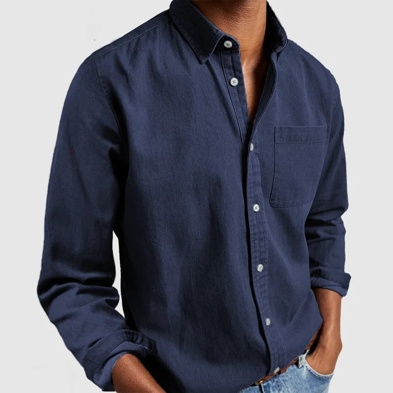 Jonas - Button-Down Hemd mit Brusttasche für Business und Freizeit
