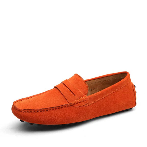 Luca - Mokassin aus Wildleder mit Penny-Loafer-Design