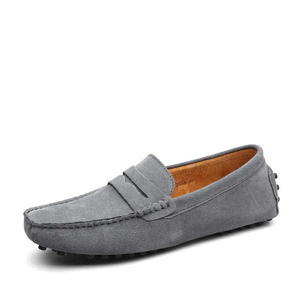 Luca - Mokassin aus Wildleder mit Penny-Loafer-Design