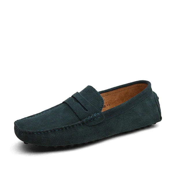 Luca - Mokassin aus Wildleder mit Penny-Loafer-Design