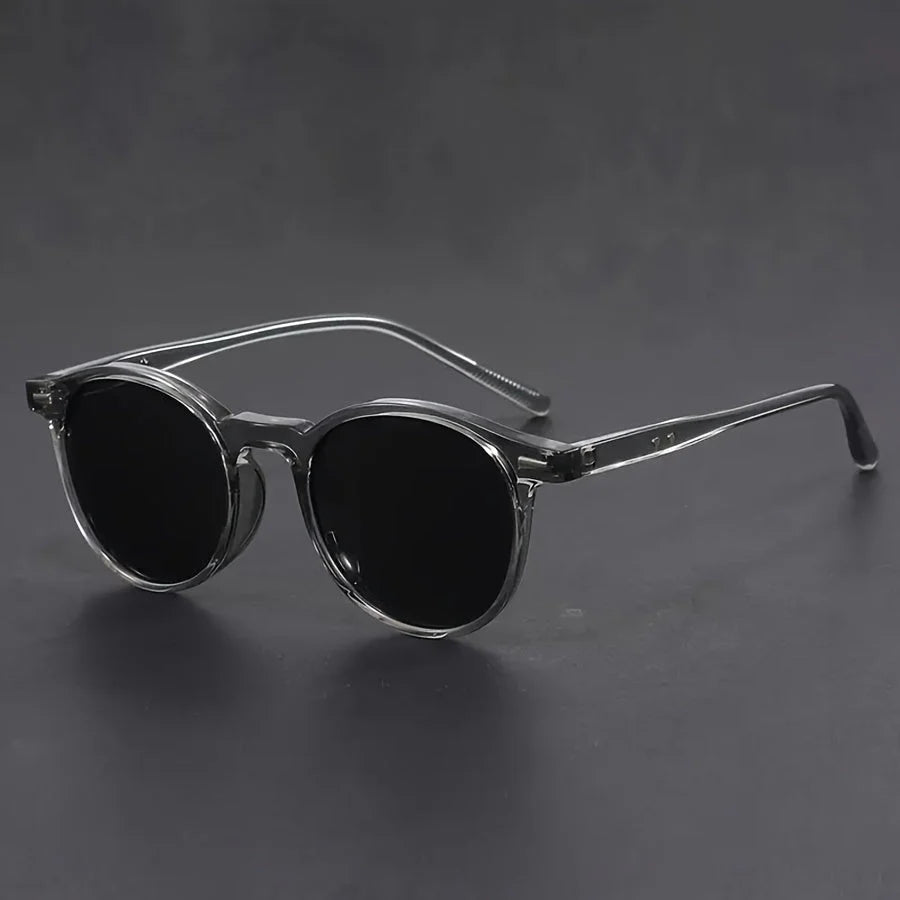 Lugano | Herren Leichte Retro Sonnenbrille | Rund