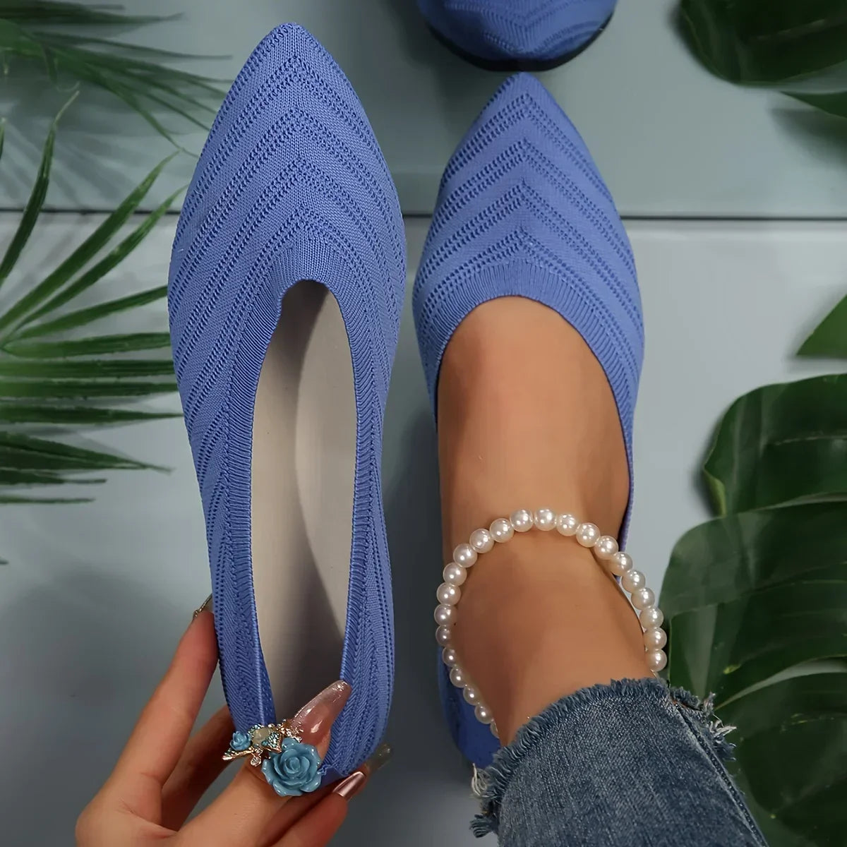Oktoberfest Damen Dirndl Ballerinas Strukturmuster | Klassisch