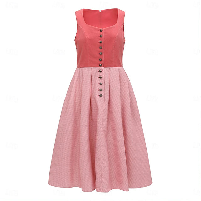 Oktoberfest Damen Dirndl Mit Schürze Und Faltenrock | Tracht