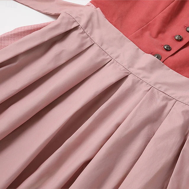 Oktoberfest Damen Dirndl Mit Schürze Und Faltenrock | Tracht