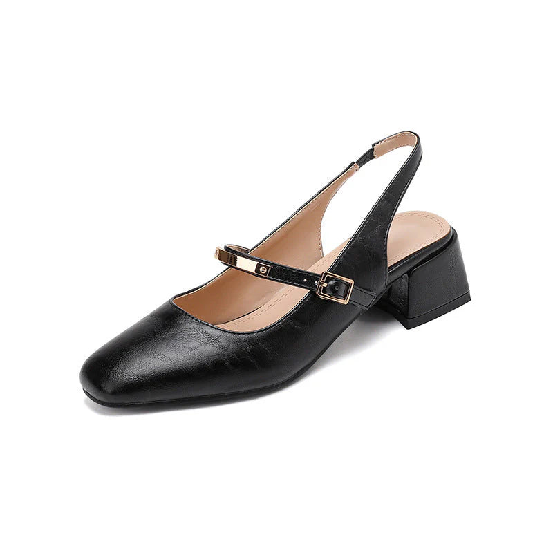 Oktoberfest-Slingbacks Dirndl Schuhe | Riemchen