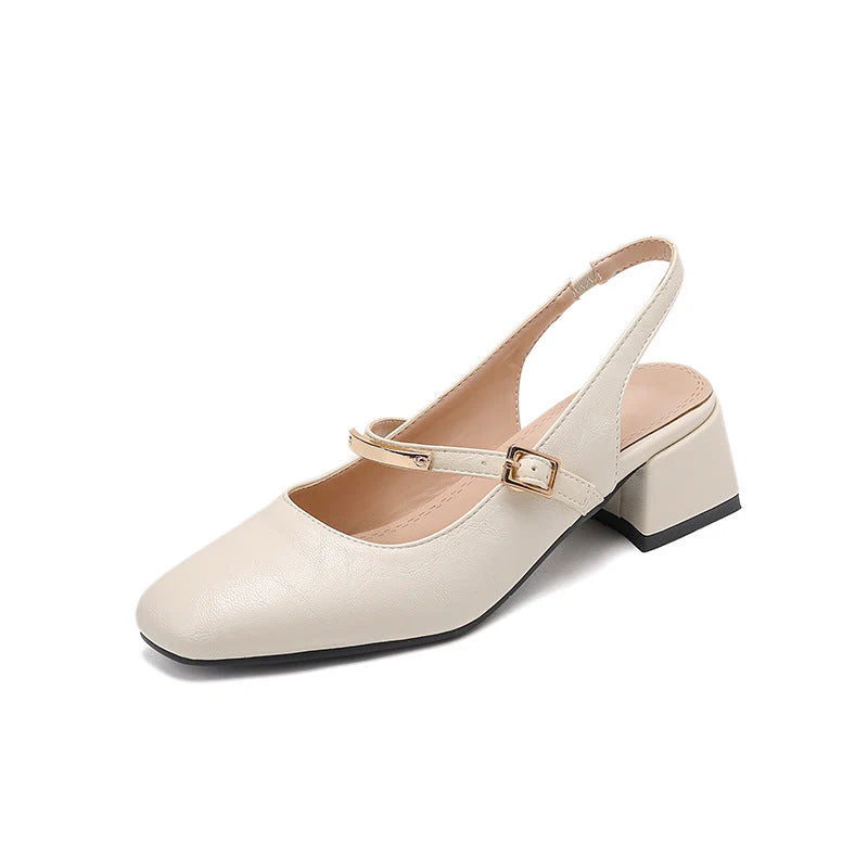Oktoberfest-Slingbacks Dirndl Schuhe | Riemchen