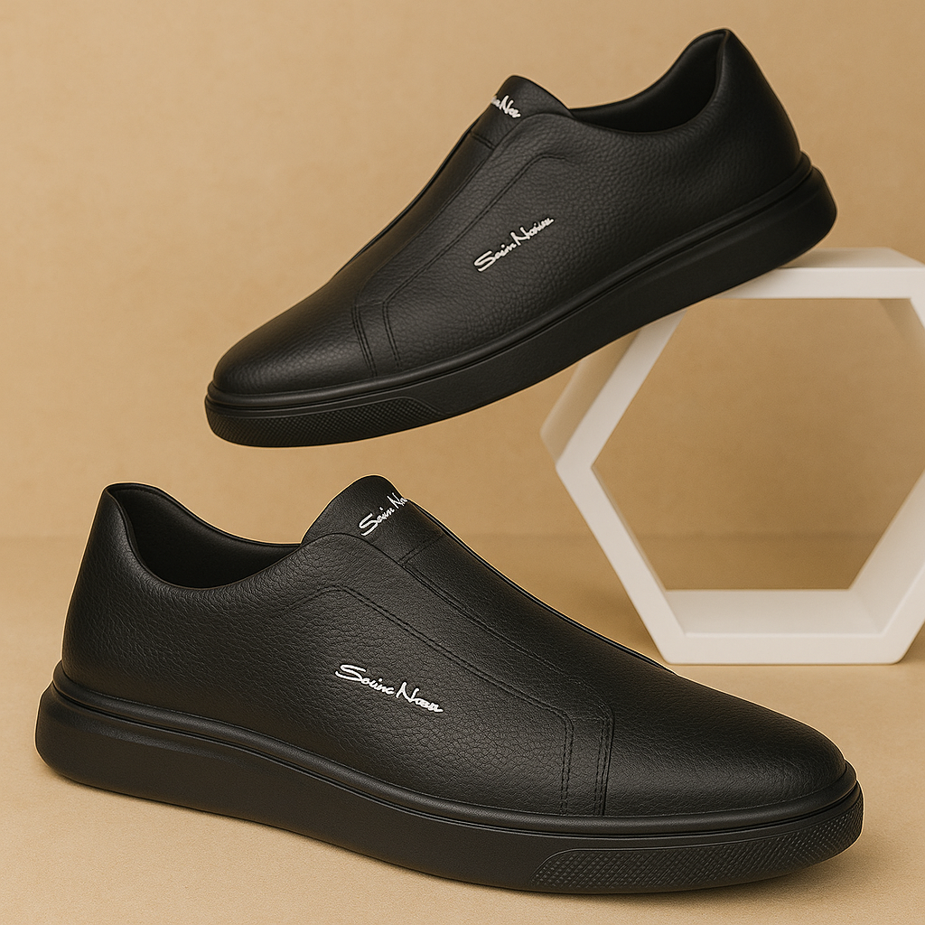 Ray - Slip-On Ledersneaker mit Nahtdetails