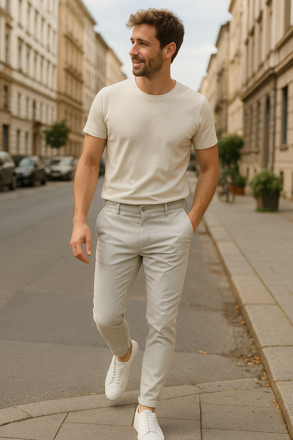 Rhein | Herren Stilvolle Komfortable Hose | Sommer