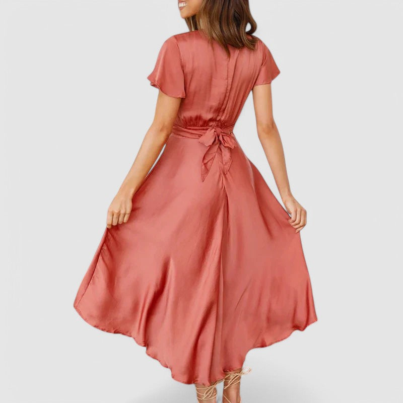 Sigrid | Elegantes A-Linien Kleid mit Spitzen-Details