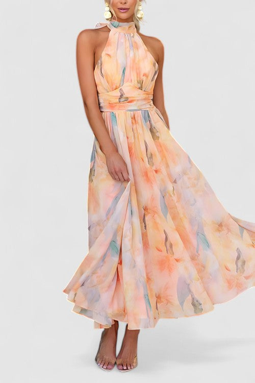 Thalia | Damen Sommer Abendkleid | Maxi