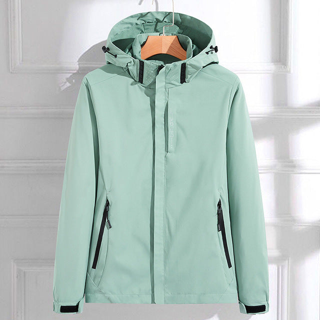 Übergangs Regenjacke Damen Mit Kapuze | Leichte