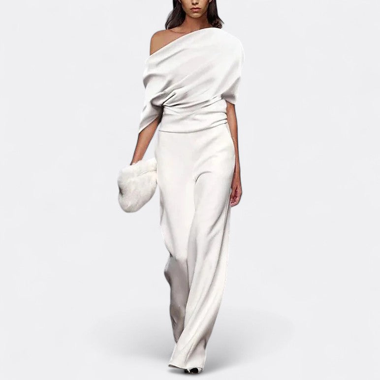 Wendy | Damen Elegant Frühling Jumpsuit | Tailliert