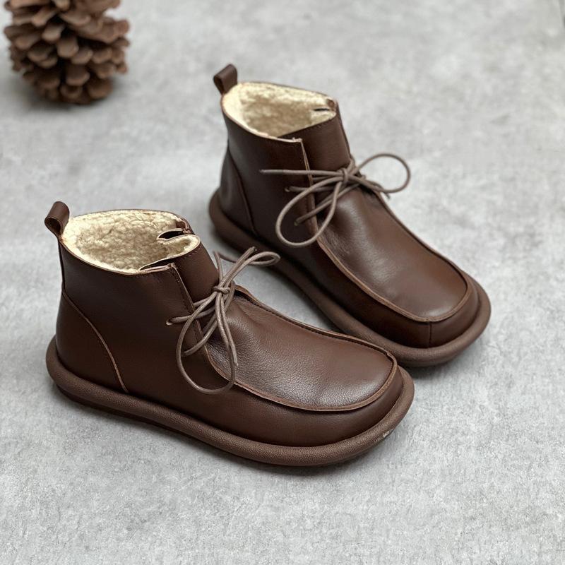 Winterstiefel Damen Gefüttert Mit Schnürung | Winter