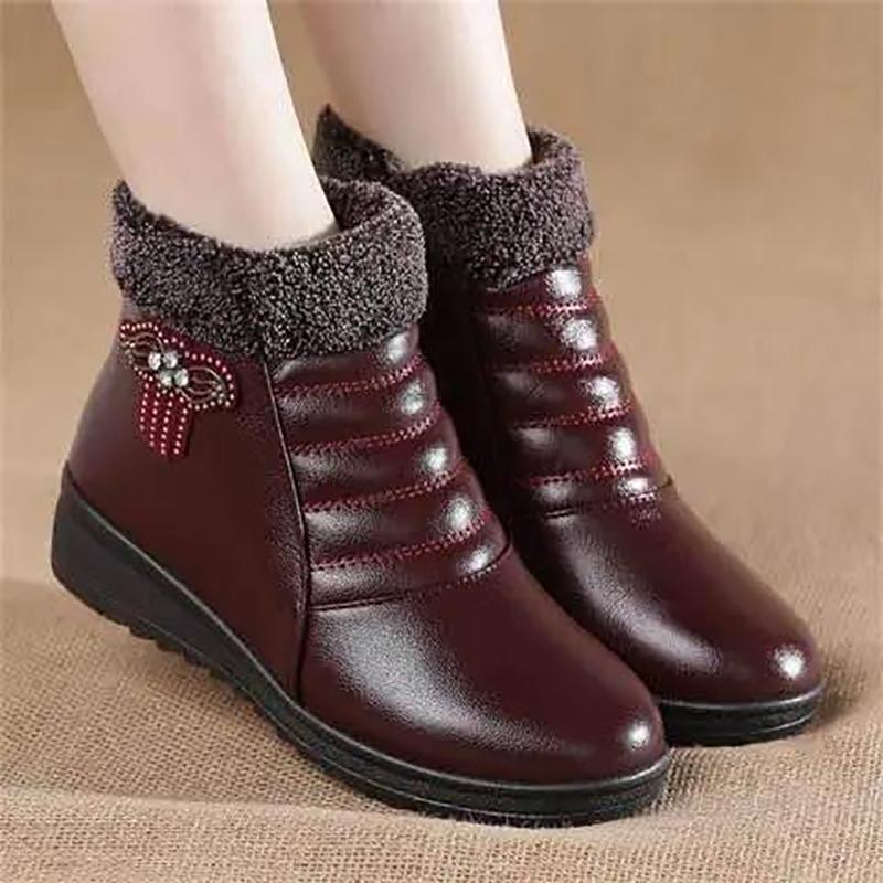Winterstiefel Damen Gefüttert Mit Zierdetails | Winter